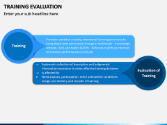 Training Evaluation PPT Slide 2