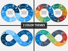 Infinity Infographics PPT Cover Slide