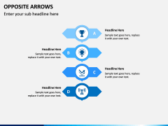 Opposite Arrows PPT Slide 8