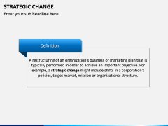 Strategic Change PPT slide 1