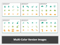 Communication Icons PPT slide MC Combined