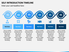 Self Introduction Timeline PPT Slide 1