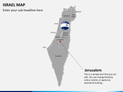 Israel Map PPT slide 17