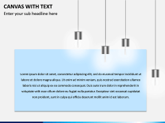Canvas with Text PPT Slide 9