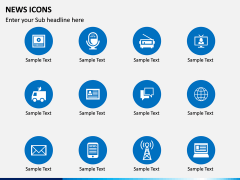 News Icons PPT Slide 5