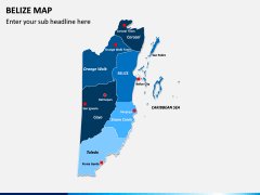 Belize Map PPT Slide 2