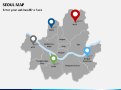 Seoul Map PPT Slide 4
