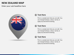 New zealand map PPT slide 18