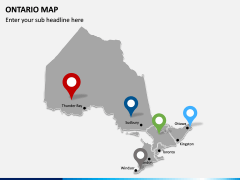 Ontario Map PPT Slide 4
