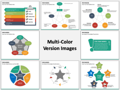 Star Model multicolor combined