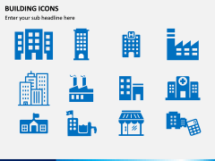Building Icons PPT Slide 3