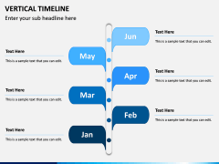 Vertical Timeline PPT Slide 3