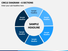 Circle Diagram – 6 Segments PPT Slide 1