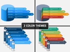 Cylinder Infographics PPT Cover Slide