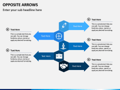 Opposite Arrows PPT Slide 3