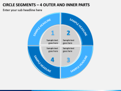 Circle Segments – 4 Outer and Inner Parts PPT Slide 1