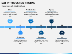 Self Introduction Timeline PPT Slide 5