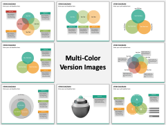 Venn Diagram Multicolor Combined