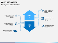 Opposite Arrows PPT Slide 11