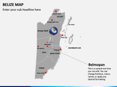 Belize Map PPT Slide 13