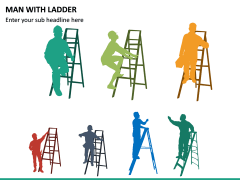 Man with Ladder PPT Slide 4