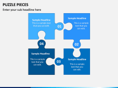 Puzzle pieces PPT slide 6