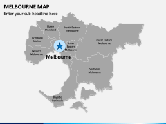 Melbourne Map PPT Slide 2