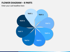 Flower Diagram – 8 Parts PPT Slide 1
