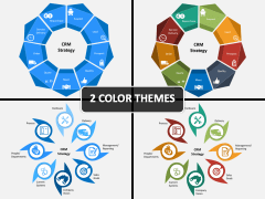 CRM Strategy PPT Cover Slide