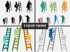 Man with Ladder PPT Cover Slide