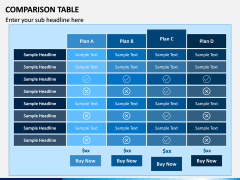 Comparison Tables PPT slide 5