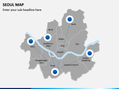 Seoul Map PPT Slide 5