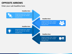 Opposite Arrows PPT Slide 6