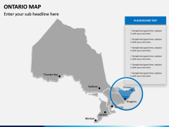 Ontario Map PPT Slide 8