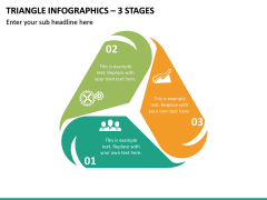 Triangle Infographics – 3 Stages PPT Slide 2