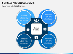 4 Circles Around A Square PPT slide 1