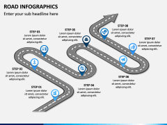 Road Infographics PPT Slide 13