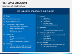High Level Structure PPT Slide 3