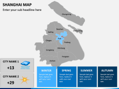 Shanghai Map PPT Slide 10