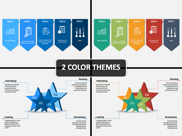 Production Planning PPT Cover Slide