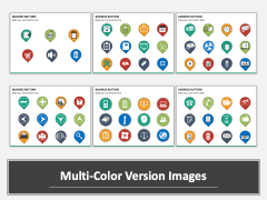 Business buttons PPT slide MC Combined