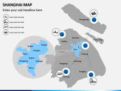 Shanghai Map PPT Slide 6