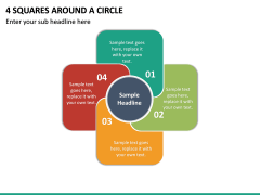 4 Squares Around A Circle PPT slide 2