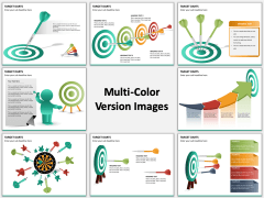 Target darts multicolor combined
