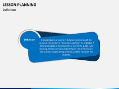 Lesson Planning PPT Slide 1