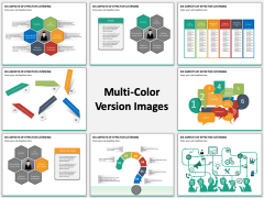 Six Aspects of Effective Listening Multicolor Combined