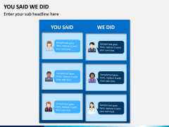 You Said We Did PPT Slide 1