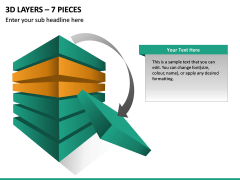 3d Layers – 7 Pieces PPT Slide 2