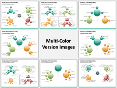 Bubbles cluster diagram PPT slide MC Combined