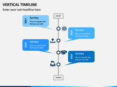 Vertical Timeline PPT Slide 5